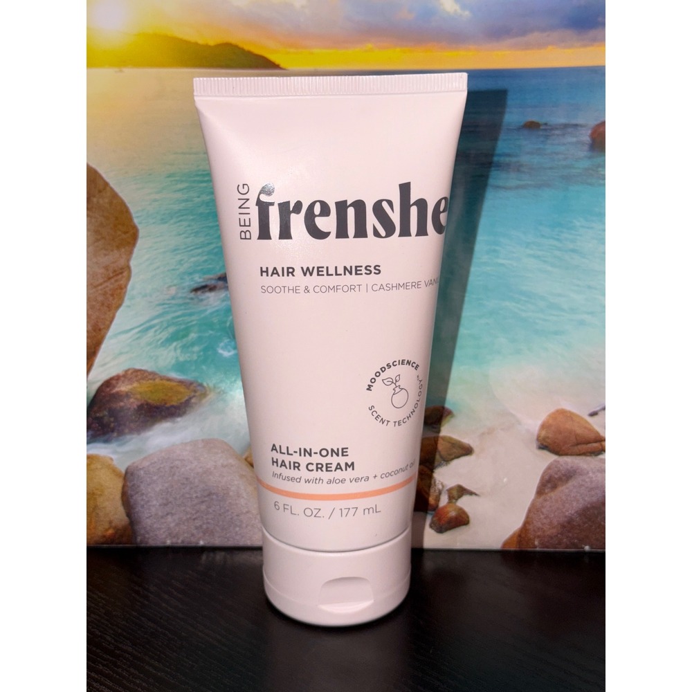 Being Frenshe Cashmere Vanilla Hair Wellness All-In-One Hair Cream 6oz New